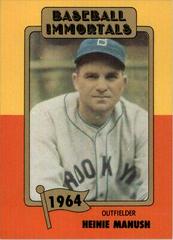 Heinie Manush Baseball Cards 1980 Baseball Immortals Prices
