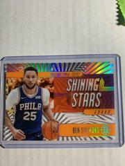 Ben Simmons [Orange] #2 Basketball Cards 2019 Panini Illusions Shining Stars Prices