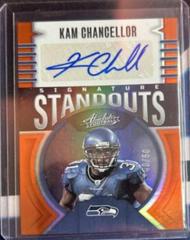 Kam Chancellor [Orange] #SS-18 Football Cards 2023 Panini Absolute Signature Standouts Prices