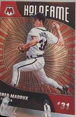 Greg Maddux #HF-1 Baseball Cards 2022 Panini Mosaic Holofame Prices