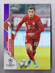 Philippe Coutinho [Purple Refractor] Soccer Cards 2019 Topps Chrome UEFA Champions League Prices