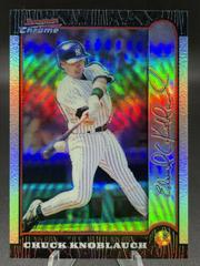 Chuck Knoblauch [Refractor] #13 Baseball Cards 1999 Bowman Chrome Prices