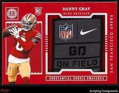 Danny Gray [Ruby] #SS-27 Football Cards 2022 Panini Encased Substantial Rookie Swatches Prices