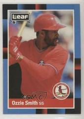 Ozzie Smith #115 Baseball Cards 1988 Leaf Prices
