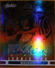 Bob Griese [Orange] #II-BG Football Cards 2022 Panini Absolute Iconic Ink Autographs Prices