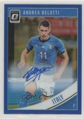 Andrea Belotti [Optic Autograph Blue] #144 Soccer Cards 2018 Panini Donruss Prices
