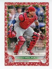 Yadier Molina [Red] #HW6 Baseball Cards 2022 Topps Holiday Prices