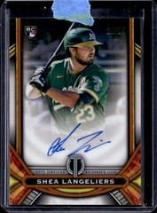 Shea Langeliers [Orange] Baseball Cards 2023 Topps Tribute League Inauguration Autographs Prices