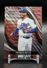 Mookie Betts [Rose Gold Wave Refractor] #1 Baseball Cards 2024 Topps Chrome Black Prices