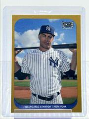 Giancarlo Stanton [Gold] Baseball Cards 2018 Topps Archives Snapshots Prices