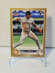 Jeremy Pena [Gold] #81 Baseball Cards 2022 Topps UK Edition Prices