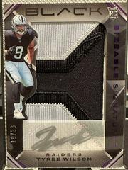 Tyree Wilson [Royal] #SSRJ-42 Football Cards 2023 Panini Black Sizeable Signatures Rookie Jersey Prices