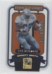 Emmitt Smith [1st Down Die Cut] #DD-5D1 Football Cards 2000 Panini Donruss Elite Down and Distance Prices