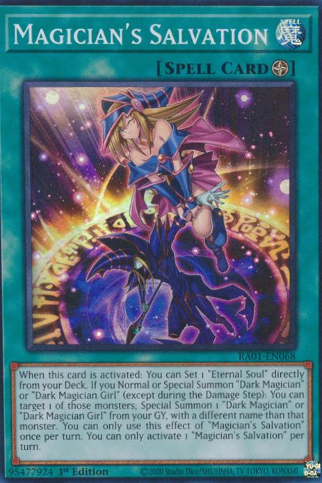 Magician's Salvation [Ultimate Rare] RA01-EN068 YuGiOh 25th Anniversary Rarity Collection