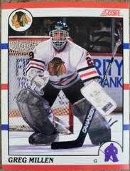 Greg Millen Hockey Cards 1990 Score Canadian Prices