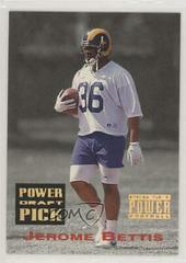 Jerome Bettis [Gold] Football Cards 1993 Pro Set Power Draft Picks Prices