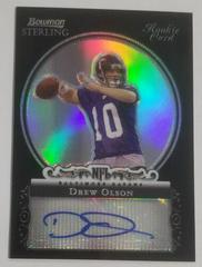 Drew Olson [Autograph Black Refractor] #BS-DOL Football Cards 2006 Bowman Sterling Prices