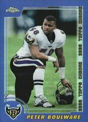 Peter Boulware [Refractor] Football Cards 2000 Topps Chrome Prices