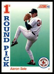 Aaron Sele #809 Baseball Cards 1992 Score Prices