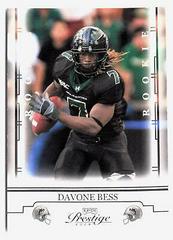 Davone Bess #125 Football Cards 2008 Playoff Prestige Prices