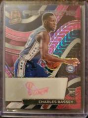 Charles Bassey [Pink] Basketball Cards 2021 Panini Spectra Aspiring Autographs Prices