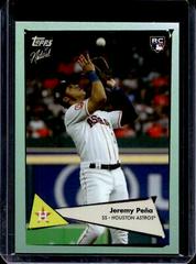 Jeremy Pena [Seafoam] #5 Baseball Cards 2022 Topps X Naturel 1952 Prices