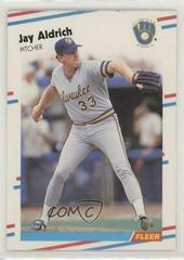 Jay Aldrich #155 Baseball Cards 1988 Fleer Prices