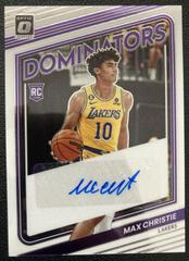 Max Christie #RDS-MAX Basketball Cards 2022 Panini Donruss Optic Rookie Dominators Signatures Prices