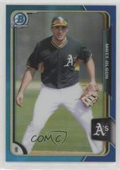 Matt Olson [Twitter Blue Refractor] Baseball Cards 2015 Bowman Chrome Prospects Prices