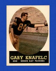Gary Knafelc #56 Football Cards 1958 Topps Prices