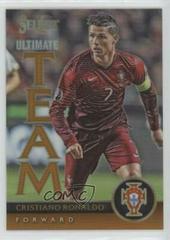 Cristiano Ronaldo [Orange Prizm] #15 Soccer Cards 2015 Panini Select Ultimate Team Prices