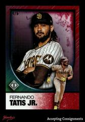 Fernando Tatis Jr. [Red Refractor] #6 Baseball Cards 2023 Topps Transcendent Prices