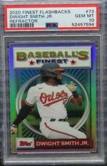Dwight Smith Jr. [Refractor] #73 Baseball Cards 2020 Topps Finest Flashbacks Prices