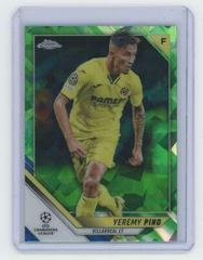 Yeremy Pino [Green] Soccer Cards 2021 Topps Chrome Sapphire UEFA Champions League Prices