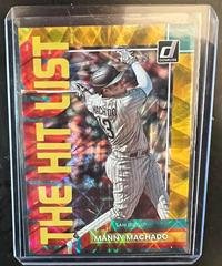 Manny Machado [Gold] #THL-11 Baseball Cards 2022 Panini Donruss The Hit List Prices