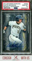 Austin Meadows #AME Baseball Cards 2014 Bowman Sterling Prospect Autograph Prices