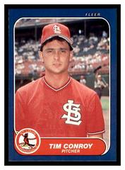 Tim Conroy Baseball Cards 1986 Fleer Update Prices