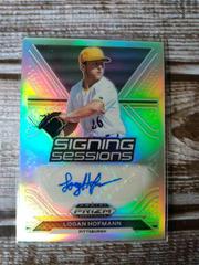 Logan Hofmann #SS-LH Baseball Cards 2021 Panini Prizm Draft Picks Signing Sessions Autographs Prices