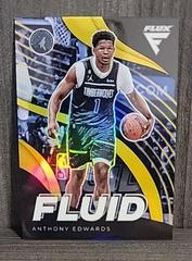 Anthony Edwards [Gold] #5 Basketball Cards 2022 Panini Flux Fluid Prices