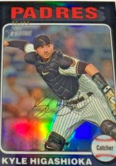 Kyle Higashioka [Black Refractor] #10 Baseball Cards 2024 Topps Heritage Chrome Prices