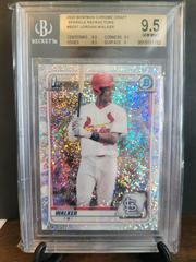 Jordan Walker [Sparkle Refractor] Baseball Cards 2020 Bowman Draft Chrome Prices