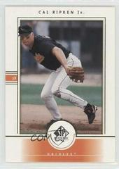 Cal Ripken Jr. #20 Baseball Cards 2000 SP Authentic Prices
