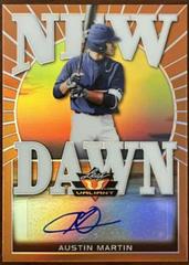 Austin Martin [Orange] #BA-AM1 Baseball Cards 2020 Leaf Valiant Autographs Prices