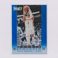 Jalen Johnson [Blue Prizm] Basketball Cards 2021 Panini Select Rookie Revolution Prices