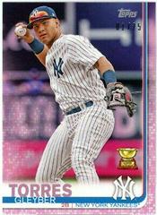 Gleyber Torres [Pink] #7 Baseball Cards 2019 Topps Mini Prices