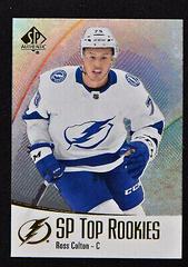 Ross Colton Hockey Cards 2021 SP Authentic Top Rookies Prices