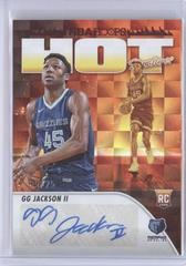 GG Jackson II [Red] Basketball Cards 2023 Panini Hoops Hot Signature Rookies Prices