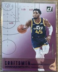 Donovan Mitchell [Press Proof] Basketball Cards 2022 Panini Donruss Craftsmen Prices