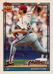 Danny Cox Baseball Cards 1991 Topps Traded Prices