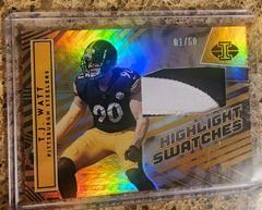 T. J. Watt [Black] #HS-TW Football Cards 2022 Panini Illusions Highlight Swatches Prices